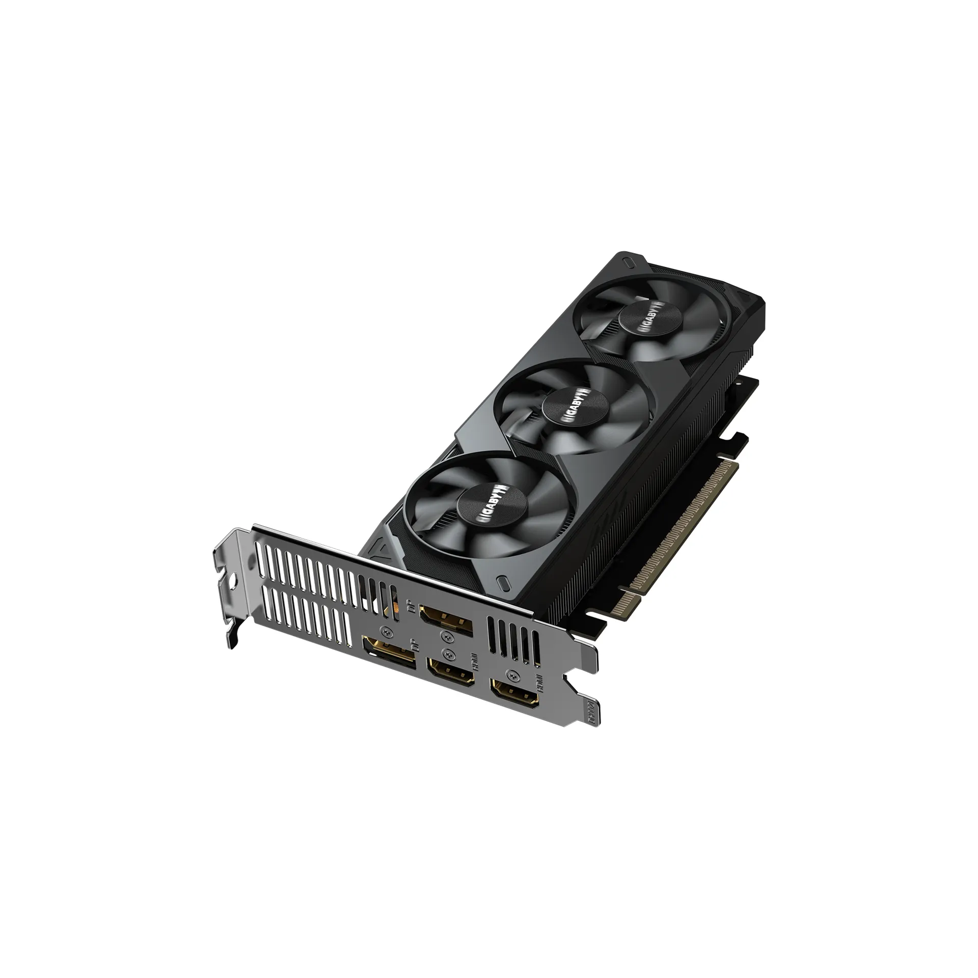 GIGABYTE GeForce RTX 5050 OC Low Profile 8G Grafikkarte - 8GB GDDR6, 128bit, PCI-E 5.0, 2587MHz Kerntakt, 2 x DP, 2 x HDMI, NVIDIA DLSS 4, GV-N5050OC-8GL – Bild 4