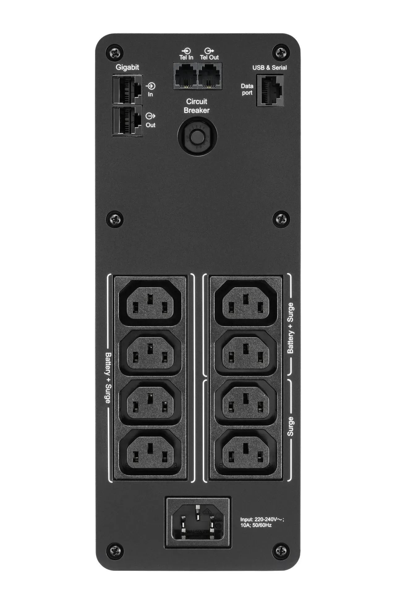 APC Back-UPS Pro 1600S, 1600VA, 230V, Sinuswelle, AVR, LCD, 8 IEC Ausgägnge – Bild 3