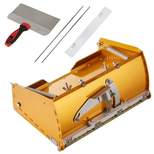 VEVOR Drywall Flat Box Finishing Mud Box 25,4 cm Wall Compound Putty 2 Bonus Blades VEVOR Drywall Flat Box Finishing Mud Box 25,4 cm Wall Compound Putty 2 Bonus Blades