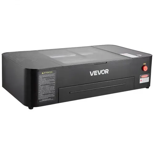 VEVOR CO2-Lasergravierer 55W, Laserschneidmaschine 500x300 mm, Tischgerät mit 16-MP-Kamera, Wasserpumpe & Drehachse, kompatibel mit LightBurn, CorelDRAW & RDWorks, für Holz, Acryl & Glas – Bild 9