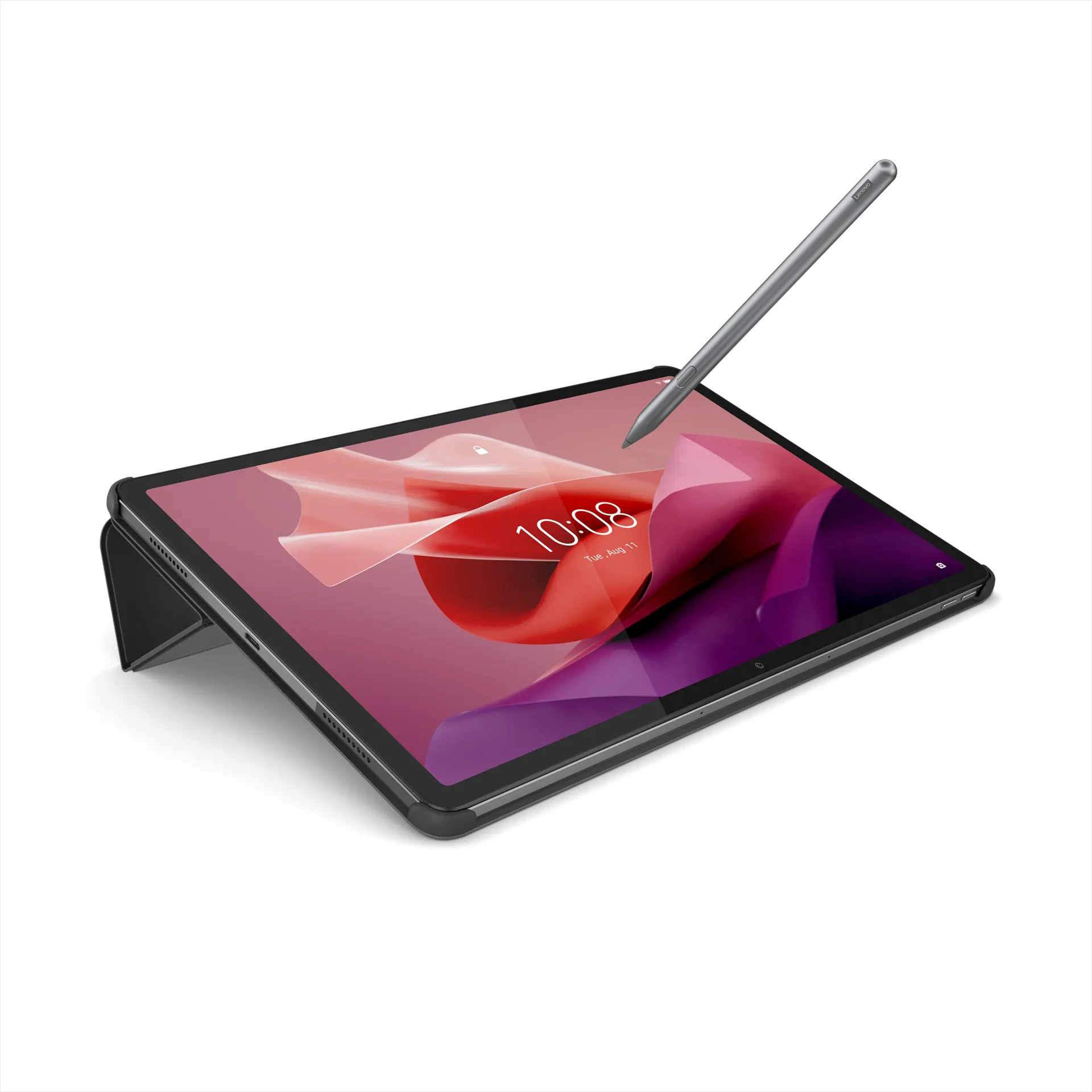 Lenovo Tab P12 Folio Case 32 cm (12.6") Grau – Bild 5