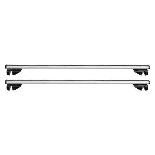 VEVOR 2 x Dachgepäckträger Dachquerträger mit 75 kg Tragkraft, Passend für Erhöhte Dachreling, 210–1060 mm Relingabstand, Abschließbare Querträger für Gepäck Kanus Transportkörbe, Dachträger – Bild 9