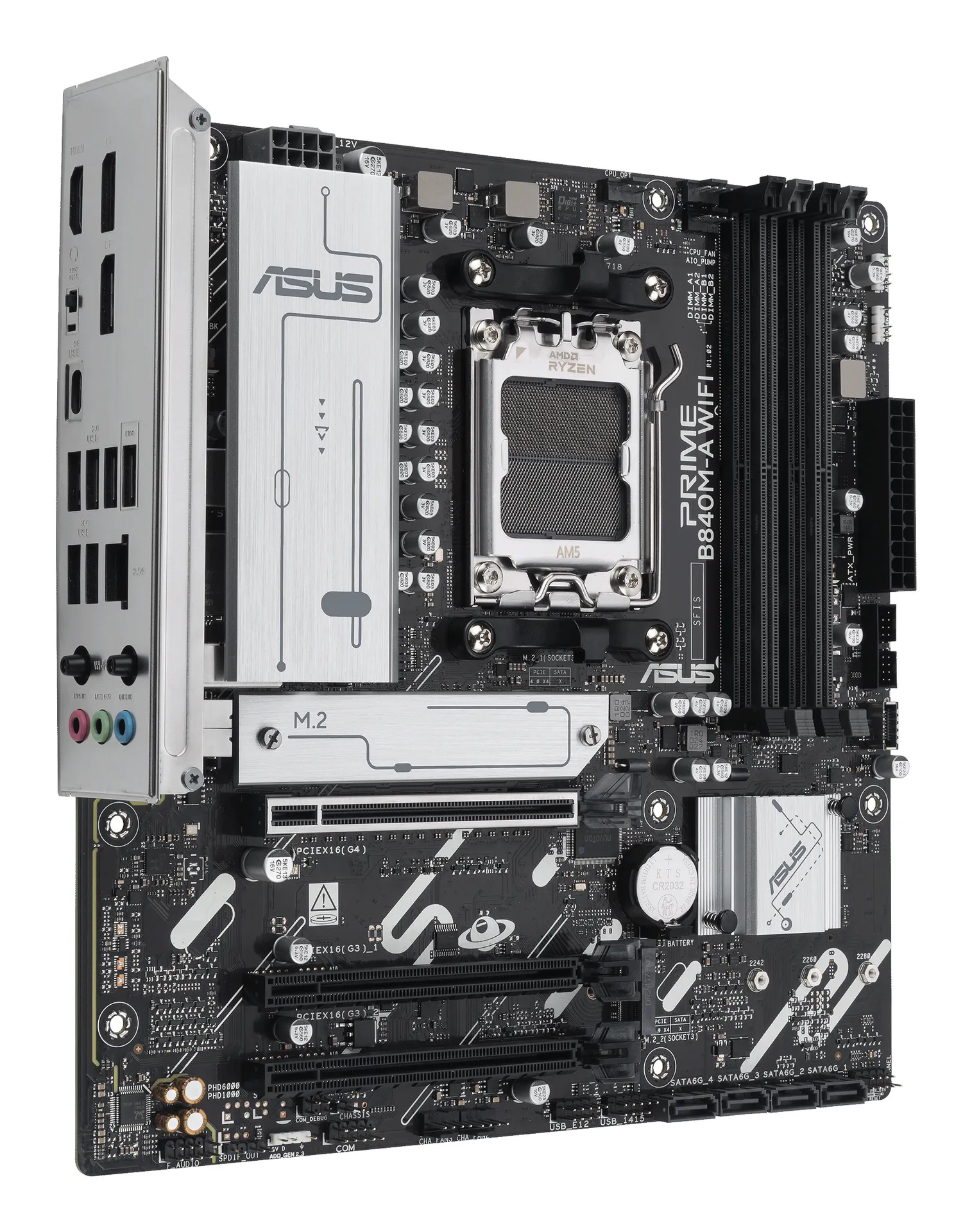 ASUS PRIME B840M-A WIFI AMD B840 Sockel AM5 micro ATX – Bild 3