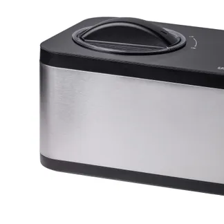 Unold 48826 Eismaschine & Joghurtbereiter EVA Kompressor Eismaschine 1,5 l 120 W Schwarz, Edelstahl Unold 48826 Eismaschine & Joghurtbereiter EVA Kompressor Eismaschine 1,5 l 120 W Schwarz, Edelstahl