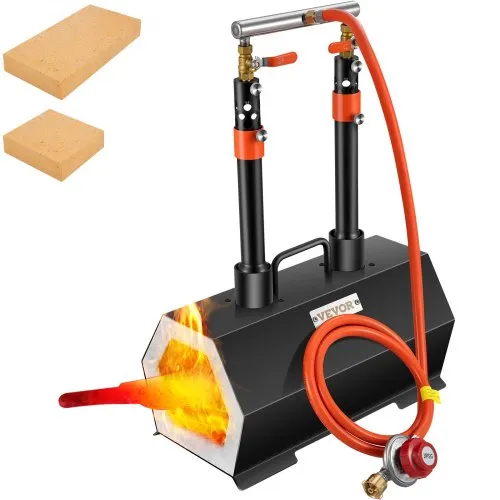 VEVOR Gas Schmiedeofen Sechseck, 400 x 215 x 190 mm Gas Schmiede mit Doppelbrenner, Gold, Messing, Bronze, Magnesium, Aluminium, Zinn und Edelstahl, Gas Propan Forge Schmiedeofen 2 m Gasschlauch VEVOR Gas Schmiedeofen Sechseck, 400 x 215 x 190 mm Gas Schmiede mit Doppelbrenner, Gold, Messing, Bronze, Magnesium, Aluminium, Zinn und Edelstahl, Gas Propan Forge Schmiedeofen 2 m Gasschlauch