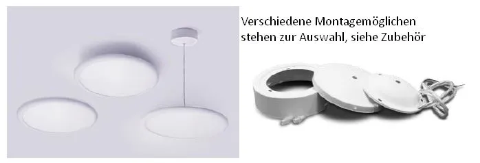 Synergy 21 LED light panel R400 warmweiß rund – Bild 6