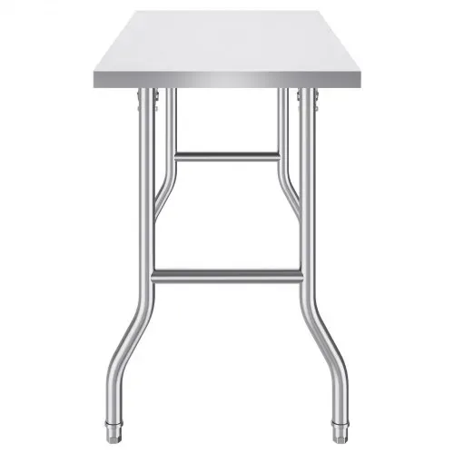 VEVOR Arbeitstisch Küche, 1220 x 610 x 850 mm Arbeitstisch Gastro Edelstahl Zubereitungstisch Gewerbe Küchentisch, Küchen-Esstisch Küchenarbeitsbank Zubereitungstisch Gastrotisch Metzgertisch Küche – Bild 10