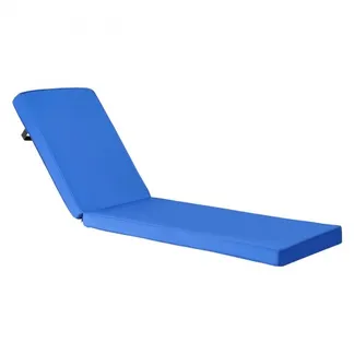 VEVOR Deckchair Auflagen, 1830x533x75 mm, Liegenauflagen für den Außenbereich, wasserabweisend & farbecht, Sonnenliegen-Kissen mit Bändern, dicke Terrassen-Liegepolster für Pooldeck, blau VEVOR Deckchair Auflagen, 1830x533x75 mm, Liegenauflagen für den Außenbereich, wasserabweisend & farbecht, Sonnenliegen-Kissen mit Bändern, dicke Terrassen-Liegepolster für Pooldeck, blau