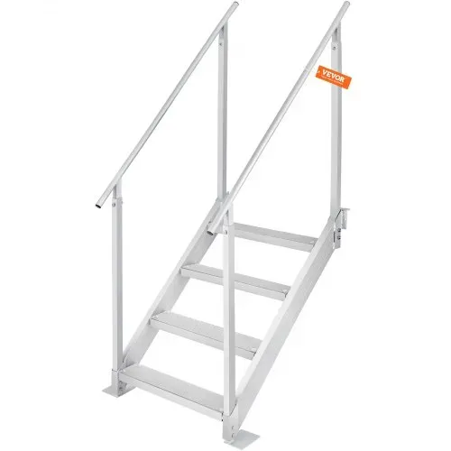 VEVOR 4-stufige Badeleiter mit zwei Handläufen Bootsleiter 800x1850x1750mm Poolleiter aus Aluminiumlegierung Treppenleiter 250kg Tragfähigkeit 55x10cm Pedale Ideal für Häfen Boot Schwimmbäder VEVOR 4-stufige Badeleiter mit zwei Handläufen Bootsleiter 800x1850x1750mm Poolleiter aus Aluminiumlegierung Treppenleiter 250kg Tragfähigkeit 55x10cm Pedale Ideal für Häfen Boot Schwimmbäder