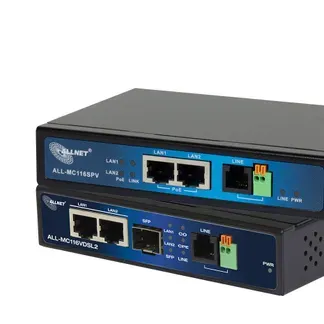 ALLNET VDSL2 Punkt-zu-Punkt-Bundle via 2-Draht unmanaged “ALL-MC116VDSL2+ALL-MC116SPV” Master & Slave PoE (Bundle) ALLNET VDSL2 Punkt-zu-Punkt-Bundle via 2-Draht unmanaged “ALL-MC116VDSL2+ALL-MC116SPV” Master & Slave PoE (Bundle)