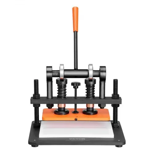 VEVOR Leder Stanzmaschine Manuelle Lederschneidemaschine 28 x 14 cm, Leder Prägemaschine 1,5 t Belastbare Leder-Stanzmaschine Geeignet für Leder, PVC/EVA-Schaumstoff, nicht Klebende Materialien – Bild 9