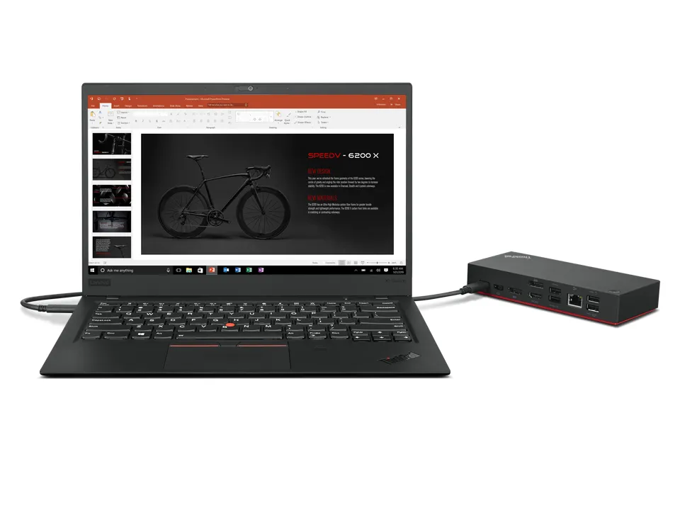 Lenovo ThinkPad Universal USB-C Dock Kabelgebunden USB 3.2 Gen 1 (3.1 Gen 1) Type-C Schwarz – Bild 5