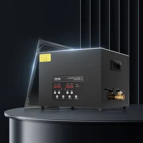 VEVOR 1 5L Ultraschallreiniger, 360 W digitales Ultraschallreinigungsgerät mit Schonmodus, 40 kHz industrieller Ultraschallreiniger mit Heizung und Timer für Halter, Schmuck, Werkzeuge – Bild 7