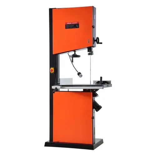 VEVOR Bandsäge, Schnittbreite 457 mm, Bandsäge mit 2240-W-Motor (3 PS), max. Schnitthöhe 406 mm, 690x510 mm Gusseisentisch, mit 360°-Arbeitsleuchte, Gehrungsanschlag, Parallelanschlag – Bild 9