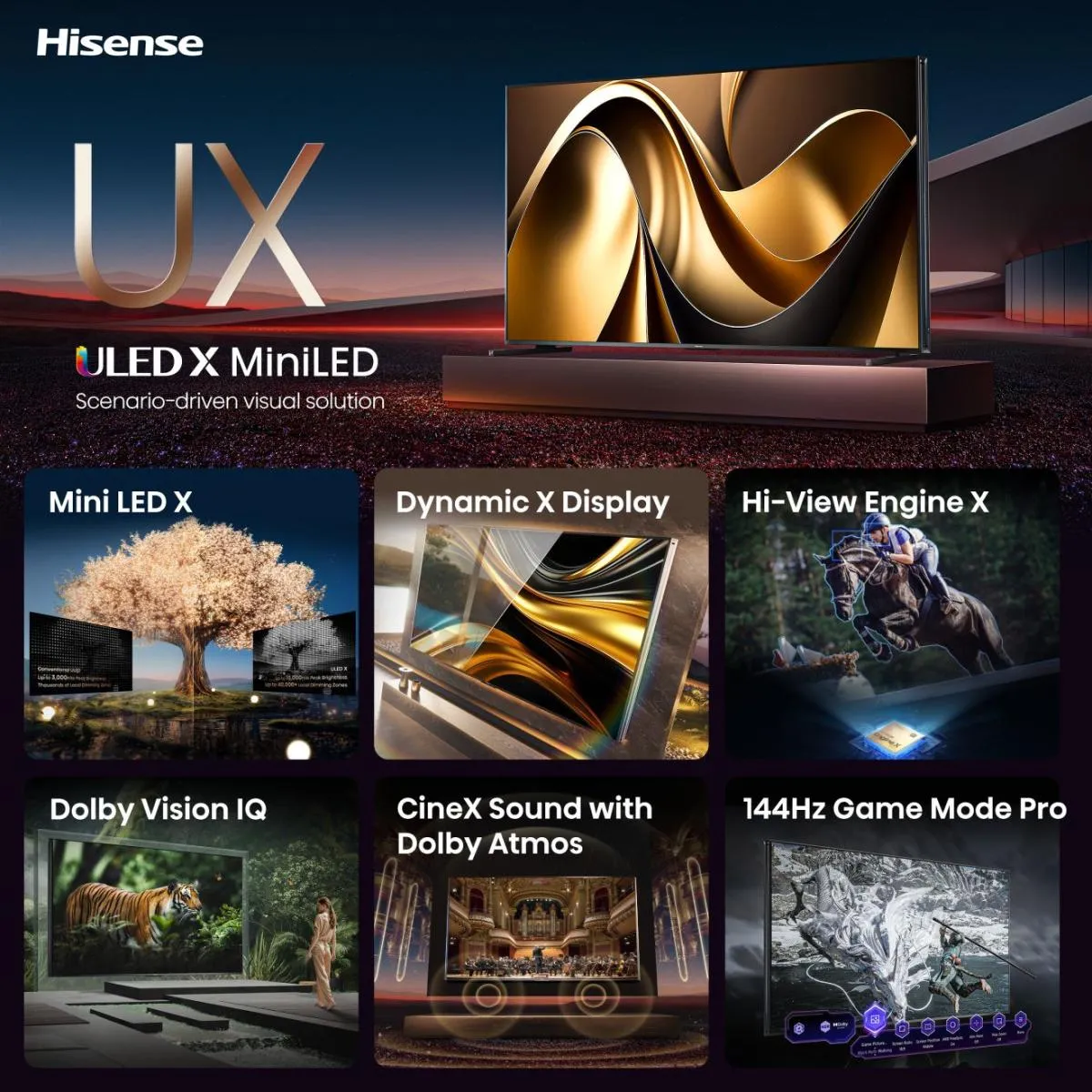 Hisense Mini LED Smart TV 85UXNQ ČR – Bild 4