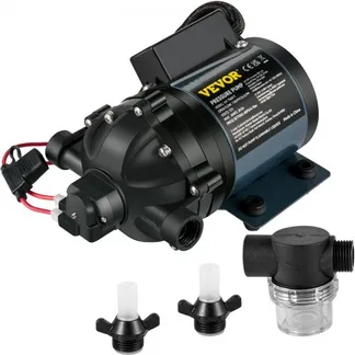 VEVOR Abwaschpumpe, 12 V DC, 7 GPM 60 PSI, max. 3 m Hebebühne selbstansaugende Wasserpumpe, mit EPDM-Ventil, Universal-Salzwassersieb & Innengewinde, für Wohnmobil, Marine Deck, Yacht VEVOR Abwaschpumpe, 12 V DC, 7 GPM 60 PSI, max. 3 m Hebebühne selbstansaugende Wasserpumpe, mit EPDM-Ventil, Universal-Salzwassersieb & Innengewinde, für Wohnmobil, Marine Deck, Yacht