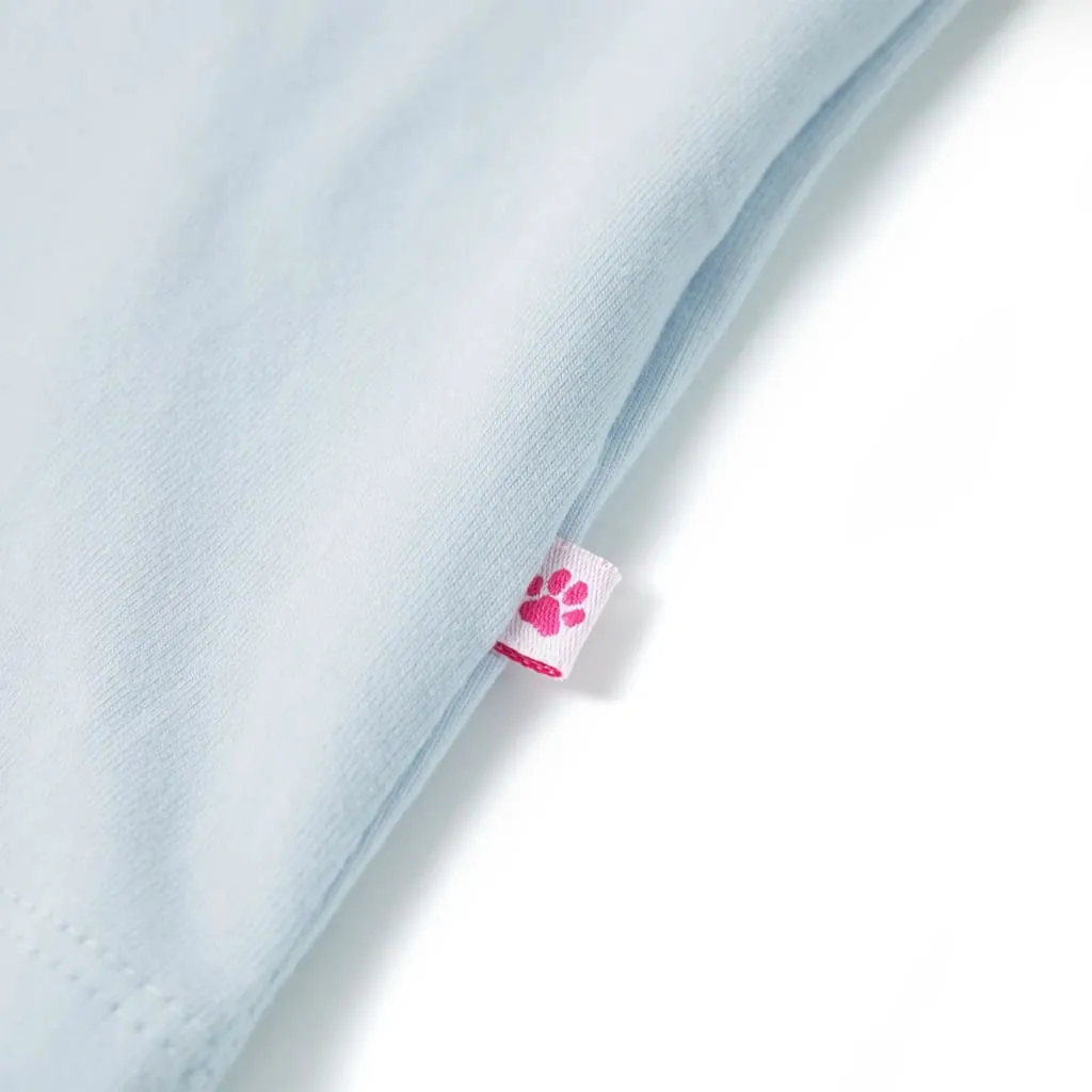 vidaXL Kinder-T-Shirt Hellblau 104 – Bild 5