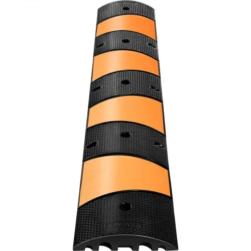 VEVOR Kabelschutzrampe Kabelbrücke Überfahrschutz Rampe mit 2 Kanälen 185x31x5,5cm bis 9980kg – Bild 8