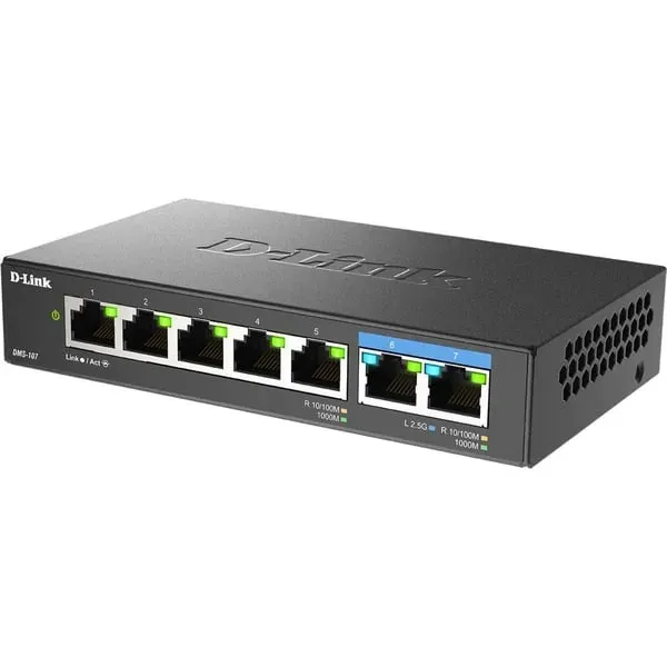 D-Link 7-Port Multi-Gigabit Unmanaged Switch – Bild 2