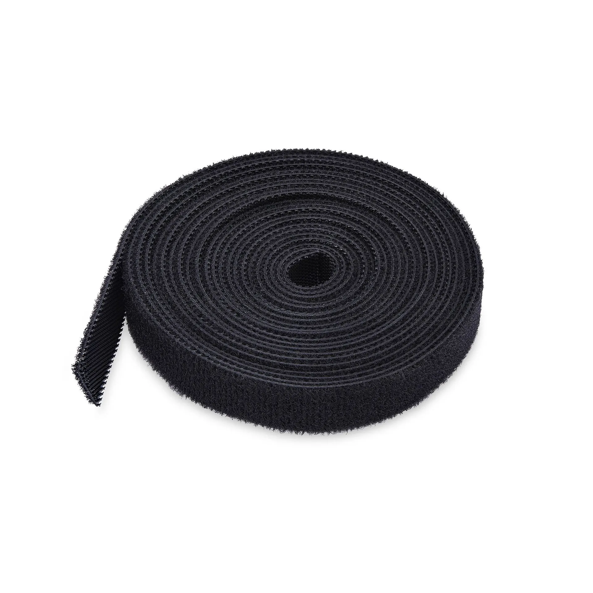 StarTech.com 22,8m Klettbandrolle schwarz, 12,7mm breit, zuschneidbare wiederverwendbare Kabelbinder, Klettverschluss Rolle für Kabelmanagement, verstellbare Klettkabelbinder – Bild 3