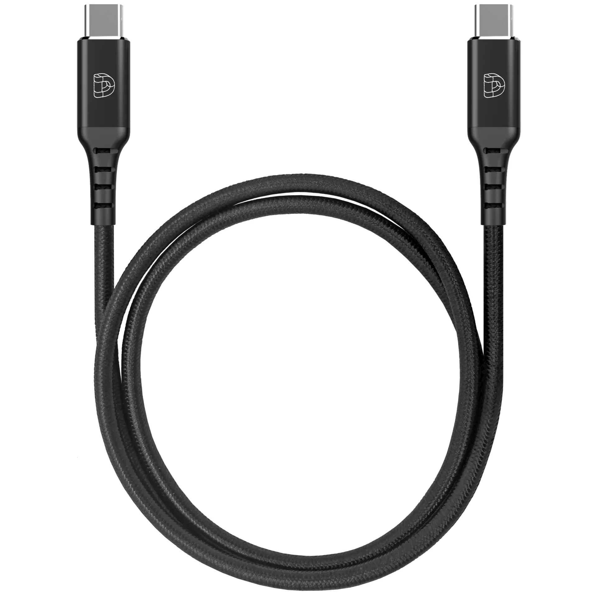 DEQSTER Nylon-Ladekabel USB-C auf USB-C, 1m DEQSTER Nylon-Ladekabel USB-C auf USB-C, 1m