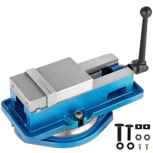 VEVOR Schraubzwingen-Schraubstock 100 mm, Tischschraubstock 100 mm, Werkbankklemmen 16 kg, Metall Professionelle Gusseisen Schraubstock für Säulenbohrer Breite Backen VEVOR Schraubzwingen-Schraubstock 100 mm, Tischschraubstock 100 mm, Werkbankklemmen 16 kg, Metall Professionelle Gusseisen Schraubstock für Säulenbohrer Breite Backen