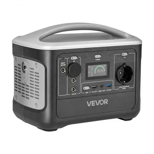 VEVOR Tragbare Powerstation, 600W Solargenerator, 493Wh LiFePO4-Akku-Backup mit 7 Ausgängen, Geeignet für Notfälle zu Hause, Camping im Freien, Wohnmobilreisen (Solarpanel NICHT Enthalten) – Bild 9