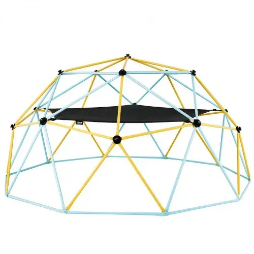 VEVOR Kletterkuppel 3,04 m geometrisches Klettergerüst mit Hängematte & Schaukel, für Kinder von 3 bis 10 Jahren, Klettergerüst 340 kg Tragfähigkeit, mit Klettergriff, Spielgerät für den Garten – Bild 10