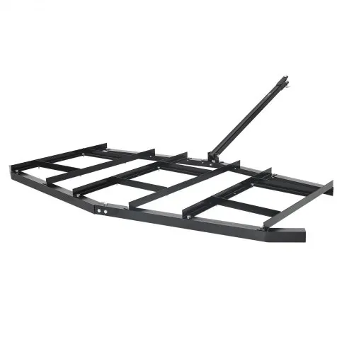 VEVOR Schleppegge, 2150x2120x110mm, Wiesenschleppe zum Hinterherziehen, Q235 Stahl-Einfahrtsplaniergerät mit verstellbaren Stangen & Bolzenkupplung, Traktor-Einfahrtsegge für Geländefahrzeuge, UTVs – Bild 10