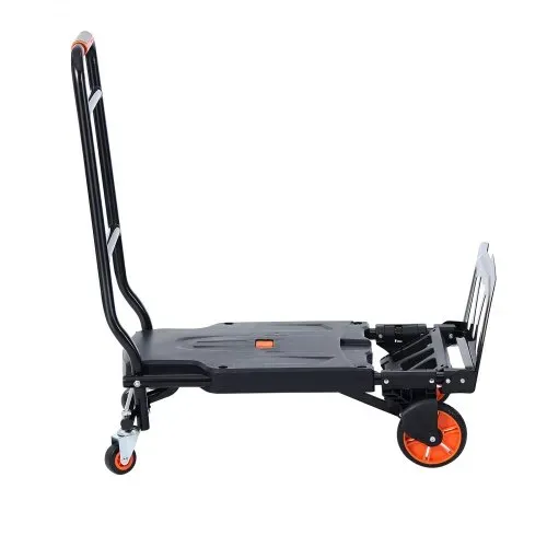 VEVOR 2 in 1 Sackkarre Klappbar 136kg Tragfähigkeit Transportkarre Aluminiumlegierung & Kohlenstoffstahl Sackkarre ⇋ Plattformwagen Trolley für Lade- & Transportaufgaben im Innen- & Außenbereich – Bild 10