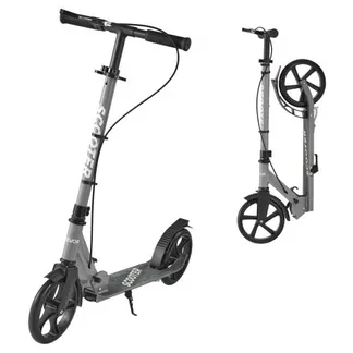 VEVOR Scooter (2 Räder) für Kinder ab 8 Jahren, Cityroller Kinderroller Straßenroller mit höhenverstellbarem Lenker & rutschfestem Deck & Handbremse, faltbarer Tretroller bis zu 100 kg, Grau VEVOR Scooter (2 Räder) für Kinder ab 8 Jahren, Cityroller Kinderroller Straßenroller mit höhenverstellbarem Lenker & rutschfestem Deck & Handbremse, faltbarer Tretroller bis zu 100 kg, Grau