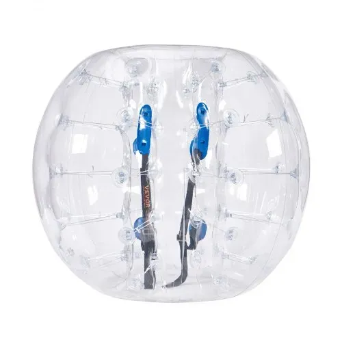 VEVOR Aufblasbarer Bump Ball Bumper Stoßball 1 Stk. 1,2 m x 1,03 m, Menschlicher Kollisionsball, PVC-Körperblasen-Bounce-Ball für Outdoor-Aktivitäten, Transparente Punkte Aufblasbarer Bumper Ball – Bild 9