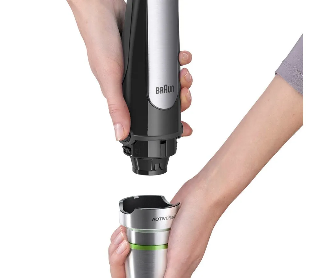 Braun MQ 7000X 0,6 l Pürierstab 1000 W Schwarz, Satinierter Stahl – Bild 4