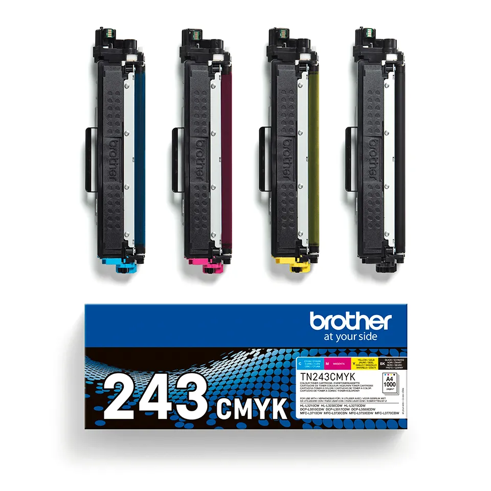 Brother TN-243CMYK Tonerkartusche 1 Stück(e) Original Schwarz, Cyan, Magenta, Gelb – Bild 3