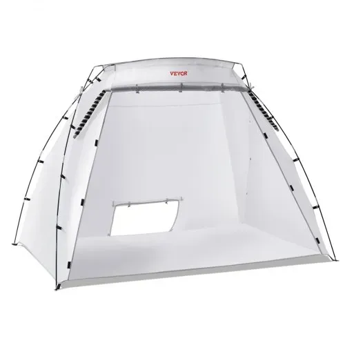 VEVOR Farbkabine DIY Sprühmalerei Sprühfarbe Schutzzelt Weiß 228 x 158 x 158 cm, 210D Oxford-Gewebe 210D Oxford-Gewebe Tragbare Sprühfarbe Farbstand DIY Hobby Malstation mit Lüftungsöffnungen – Bild 10
