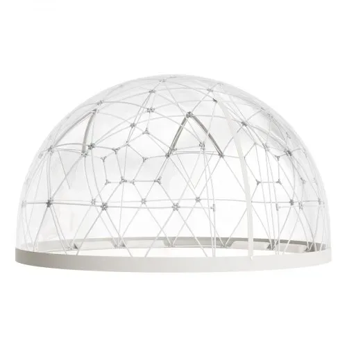 VEVOR Gartenkuppel, 4,57x2,9 m großes transparentes Blasenzelt für 10–14 Personen, geodätisches Kuppelgewächshaus mit Fenster, PVC-Zelt für Hinterhof, Terrasse, Camping, Party, Hochzeit – Bild 10