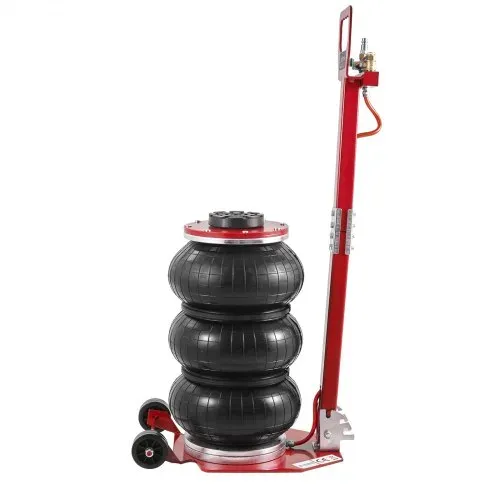 VEVOR Pneumatischer Wagenheber Triple Bag Air Jack 3 t, Dreifachbeutel Luftheber 140-450 mm Hubhöhe Airbag Luftwagenheber, 5 Minuten Hub Luftheber mit langem Griff, Wagenheberreparatur Pkw, Lkw usw. – Bild 9