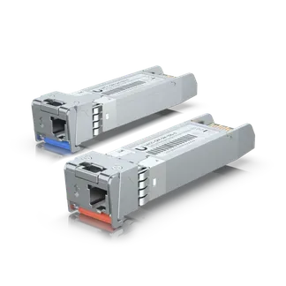 Ubiquiti 10G Bidirectional Single-Mode Optical Module • SFP+ • 10/1GbE • 2er Pack • UACC-OM-SM-10G-S-2 Ubiquiti 10G Bidirectional Single-Mode Optical Module • SFP+ • 10/1GbE • 2er Pack • UACC-OM-SM-10G-S-2