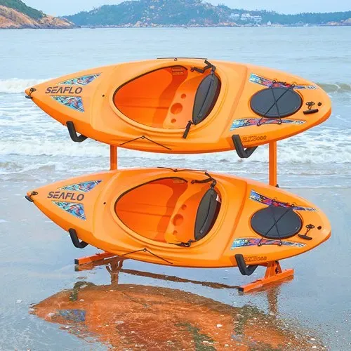 VEVOR Kayak Halterung Kajak Aufhänger 1260 x 1070 x 1375 mm, Freistehender Kajakständer 4 Kajaks 1230–1825 mm Breitenverstellbereich, Kajak Aufbewahrungsregal Robuste Kajak-Aufbewahrungshaken – Bild 7
