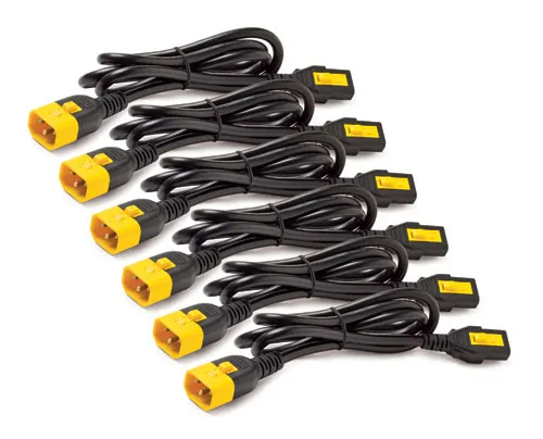 APC Stromkabel-Set (je 6), verriegelbar, C13 auf C14, 1,2 m APC Stromkabel-Set (je 6), verriegelbar, C13 auf C14, 1,2 m