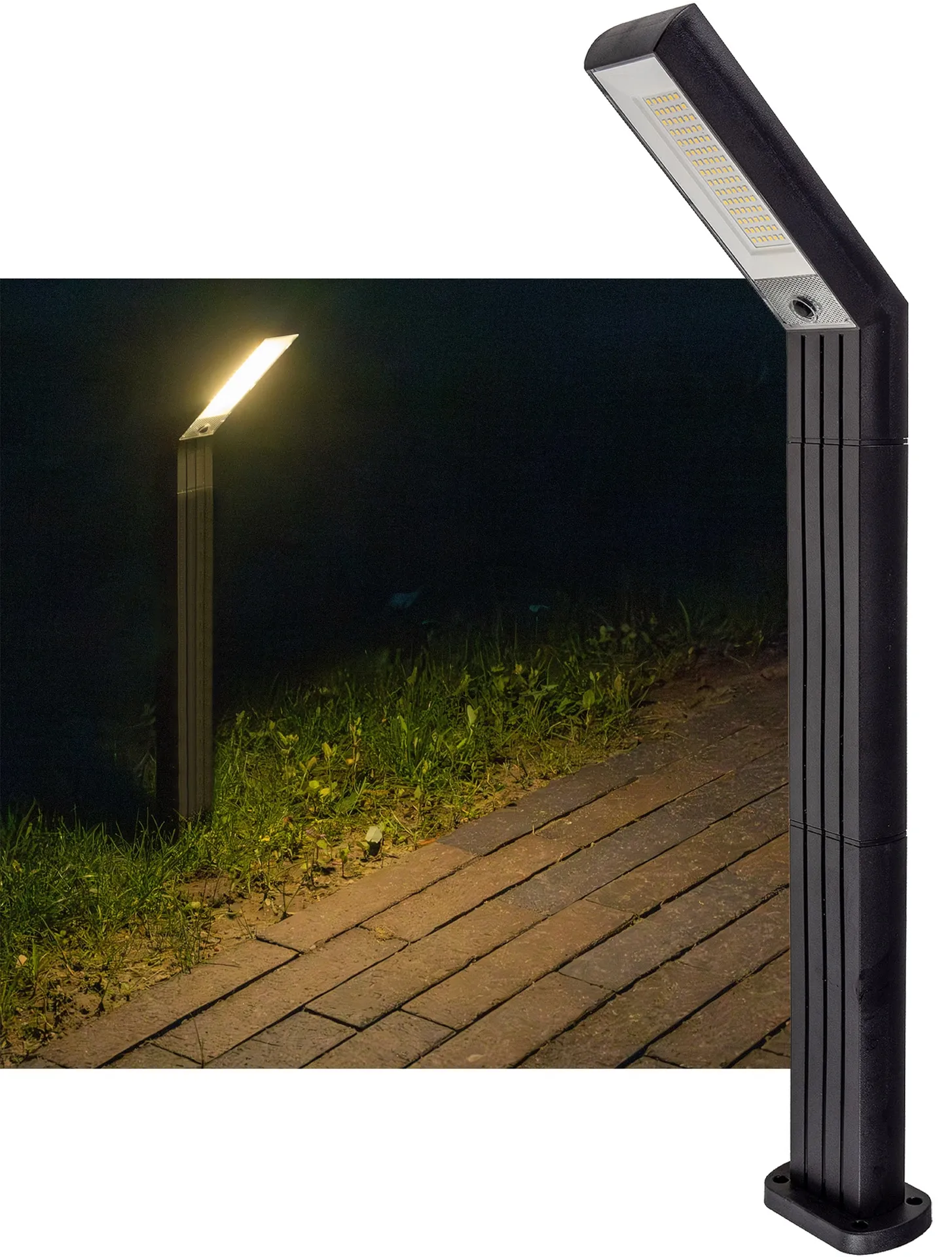 LED Solar Wegeleuchte „SWL-78“ IP44 63cm, Dämmerungssensor, 3000k warmweiß LED Solar Wegeleuchte „SWL-78“ IP44 63cm, Dämmerungssensor, 3000k warmweiß