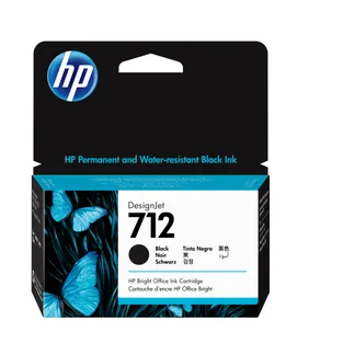 HP 712 Schwarz DesignJet Druckerpatrone, 38 ml HP 712 Schwarz DesignJet Druckerpatrone, 38 ml