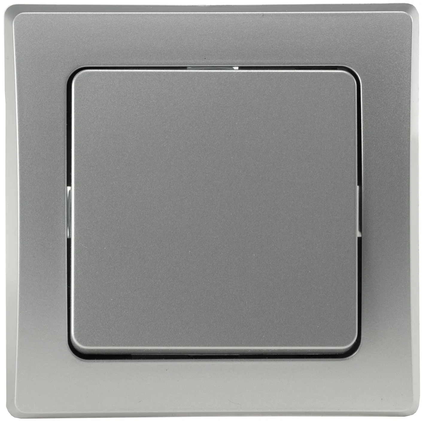 DELPHI Wechsel-Schalter 250V~/ 10A, inkl. Rahmen, UP, silber DELPHI Wechsel-Schalter 250V~/ 10A, inkl. Rahmen, UP, silber