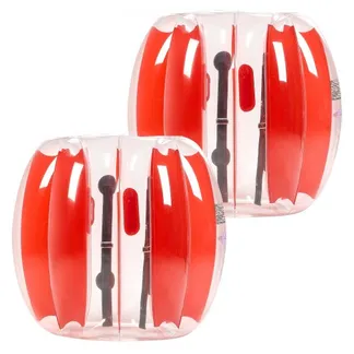 VEVOR aufblasbare Bumper Ball Bumper Stoßball (2 Stk.) 0,9 m, strapazierfähiger 0,3 mm dicker PVC-Bubble Knocker Kollisionsball für Outdoor-Sportteamspiele Spielzeug für Hof Park (rote Streifen) VEVOR aufblasbare Bumper Ball Bumper Stoßball (2 Stk.) 0,9 m, strapazierfähiger 0,3 mm dicker PVC-Bubble Knocker Kollisionsball für Outdoor-Sportteamspiele Spielzeug für Hof Park (rote Streifen)