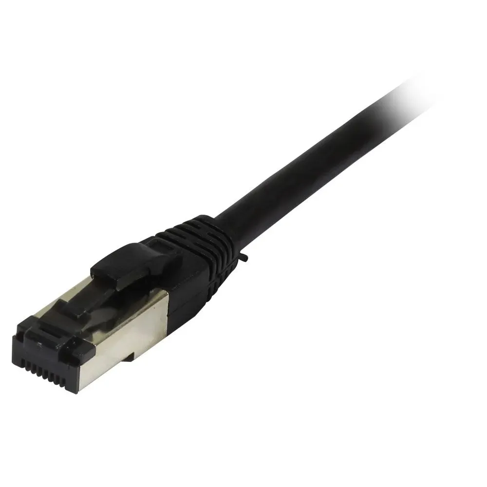 Patchkabel RJ45, CAT8.1 2000Mhz, 0.25m, schwarz, S-STP(S/FTP), TPE(Ultra SuperFlex), AWG26, Synergy 21 Patchkabel RJ45, CAT8.1 2000Mhz, 0.25m, schwarz, S-STP(S/FTP), TPE(Ultra SuperFlex), AWG26, Synergy 21