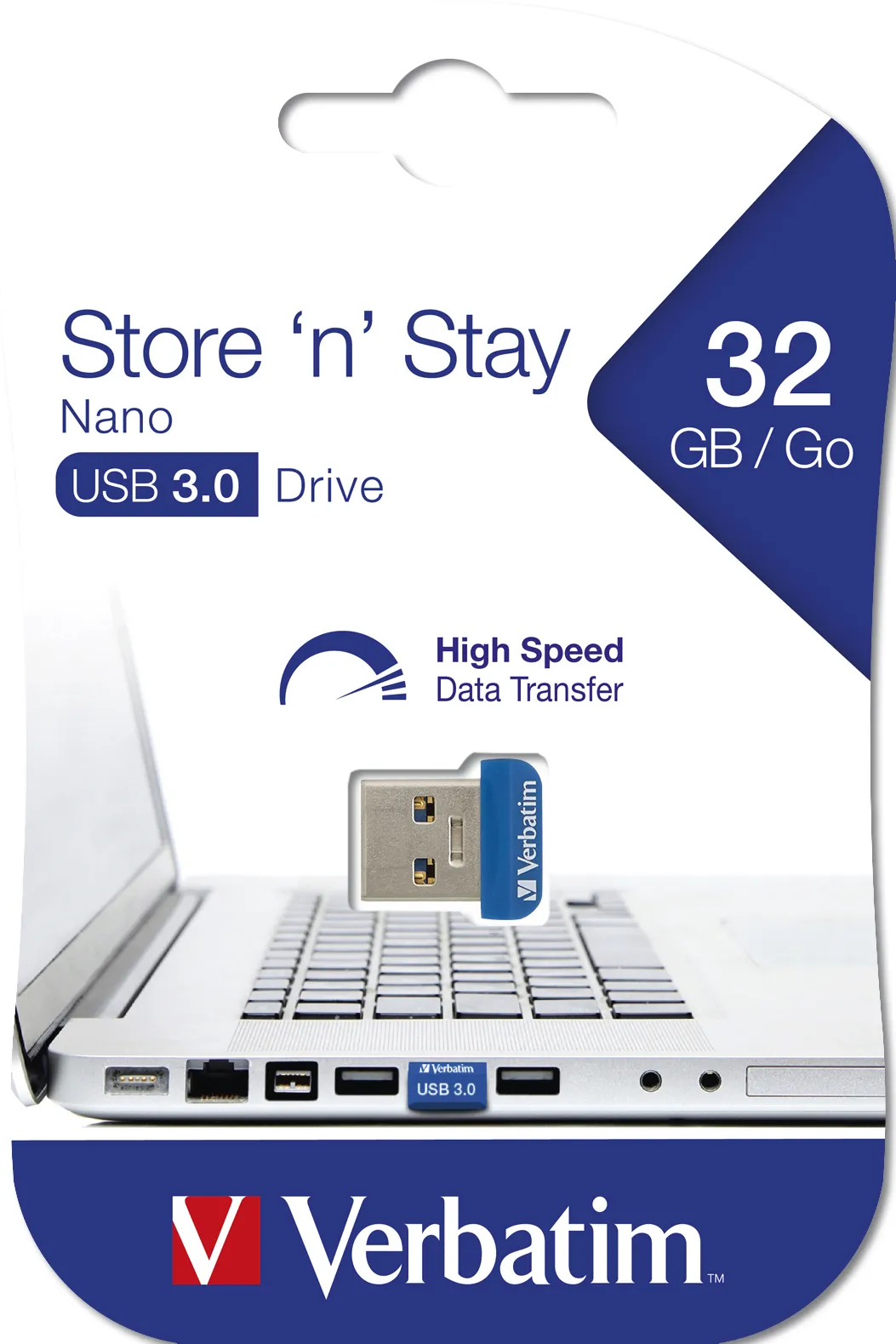 Verbatim Store 'n' Stay NANO - USB 3.0-Stick 32 GB - Blau – Bild 5