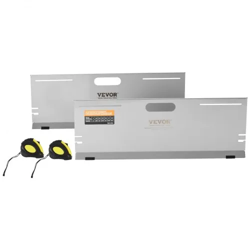 VEVOR Achsmessgerät, 2er-Pack Achsmessplatten, Edelstahl-Spurwinkelmessplatte, 4 Ausrichtstangen & Magnetische Schlitze, inkl. Messbänder & Umrechnungstabelle VEVOR Achsmessgerät, 2er-Pack Achsmessplatten, Edelstahl-Spurwinkelmessplatte, 4 Ausrichtstangen & Magnetische Schlitze, inkl. Messbänder & Umrechnungstabelle