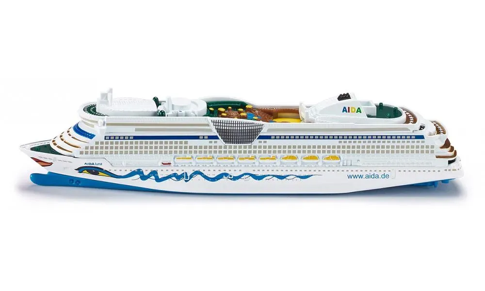 Siku Cruiseliner Aida Passagierschiff-Modell Vormontiert 1:1400 Siku Cruiseliner Aida Passagierschiff-Modell Vormontiert 1:1400