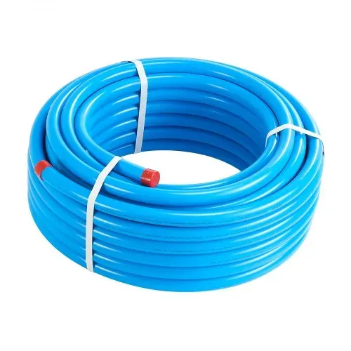 VEVOR Luftkompressor-Leitungssatz, 30,48 m x 19,05 mm Druckluftschlauch, HDPE-Aluminium-Druckluftrohrsystem, auslaufsicher, Druckluftleitungs-Schlauchsatz für Garagen und Werkstätten, blau – Bild 8