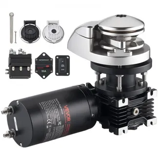 VEVOR Elektrische Ankerwinde, 12V DC 600W, Ankersysteme passend für 1/4-Zoll-Ankerkette oder 9/16- bis 5/8-Zoll Nylonseil, Max. Zugkraft 320kg, Konstruktion aus Edelstahl 316, für Boote von 6–11m VEVOR Elektrische Ankerwinde, 12V DC 600W, Ankersysteme passend für 1/4-Zoll-Ankerkette oder 9/16- bis 5/8-Zoll Nylonseil, Max. Zugkraft 320kg, Konstruktion aus Edelstahl 316, für Boote von 6–11m